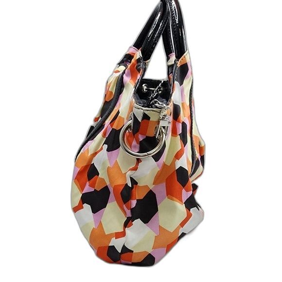 Relic by Fossil Multicolored Geometric Print Shoulder Crossbody Bag 14"X9"X4" - Picture 3 of 12